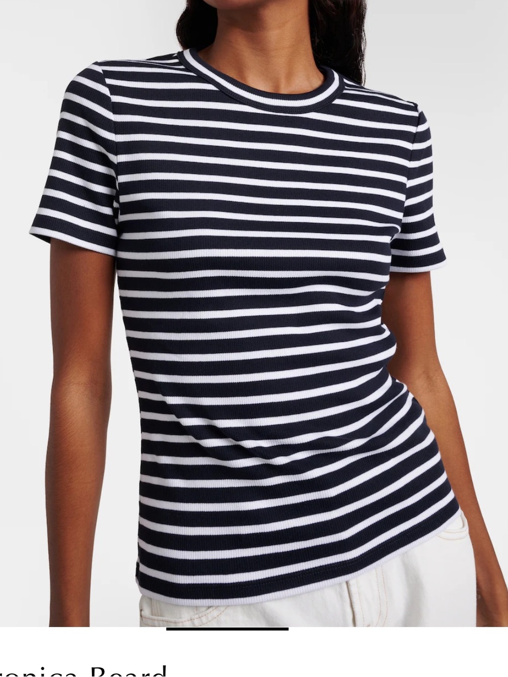 Veronica Beard Pruitt Stripe Top Small